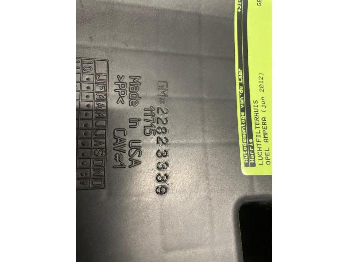 Begagnade Luftfilterhus Opel Ampera 1.4 16V Pris € 35,00 Marginaltabell erbjuds av Autodemontage van de Laar