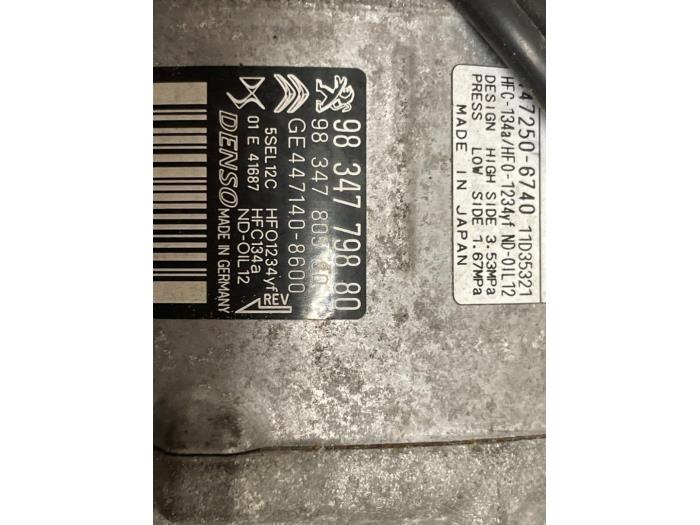Gebrauchte Klimapumpe Opel Crossland (X) 1.2 Turbo 12V Preis € 100,00 Margenregelung angeboten von Autodemontage van de Laar