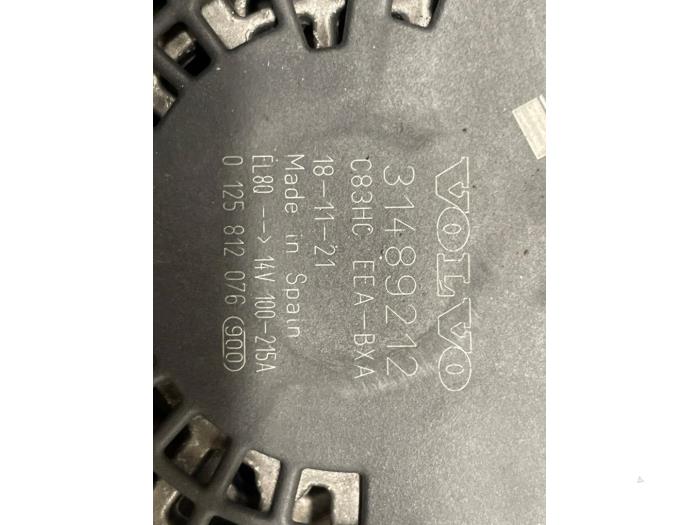 Gebrauchte Dynamo Volvo V40 Cross Country (MZ) 1.5 T3 16V Geartronic Preis € 75,00 Margenregelung angeboten von Autodemontage van de Laar