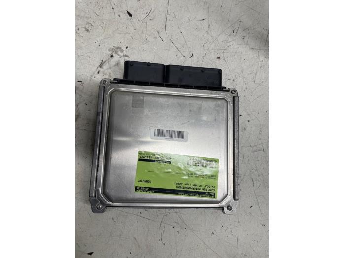 Used Engine management computer Volkswagen Golf Sportsvan (AUVS) 1.6 TDI BlueMotion 16V Price € 175,00 Margin scheme offered by Autodemontage van de Laar
