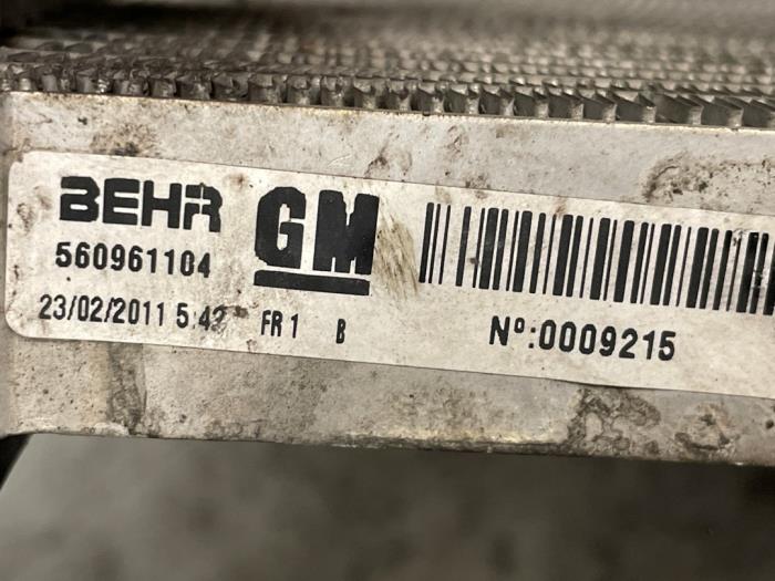Gebrauchte Kühler Opel Meriva (B) 1.4 Turbo 16V ecoFLEX Preis € 50,00 Margenregelung angeboten von Autodemontage van de Laar