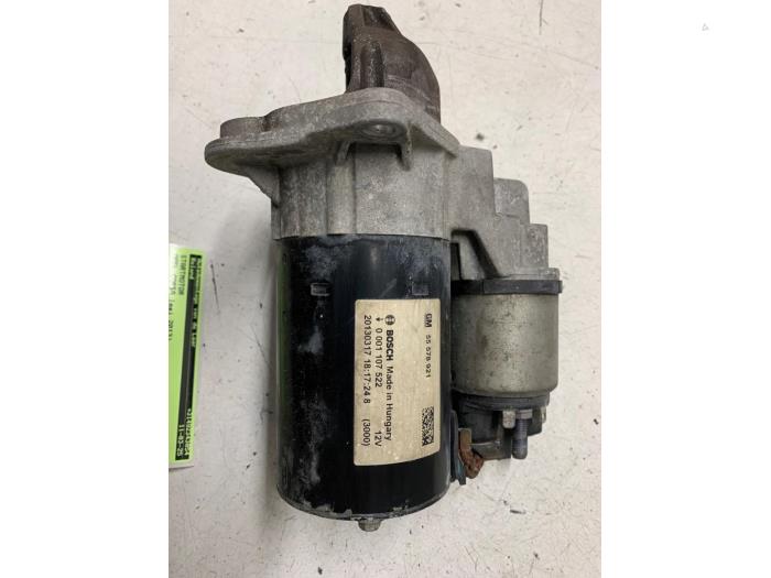 Gebrauchte Anlasser Opel Corsa D 1.2 16V ecoFLEX Bi-Fuel Preis € 50,00 Margenregelung angeboten von Autodemontage van de Laar