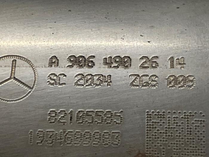 Gebrauchte Rußfilter Mercedes Sprinter 3,5t (907.6/910.6) 316 CDI 2.1 D RWD Preis € 500,00 Margenregelung angeboten von Autodemontage van de Laar