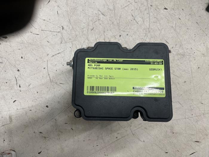 Begagnade ABS-pump Mitsubishi Space Star (A0) 1.0 12V Pris € 75,00 Marginaltabell erbjuds av Autodemontage van de Laar
