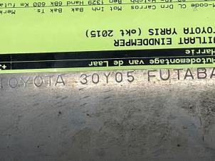 Auspuff Enddämpfer van een Toyota Yaris III (P13) 1.33 16V Dual VVT-I 2015
