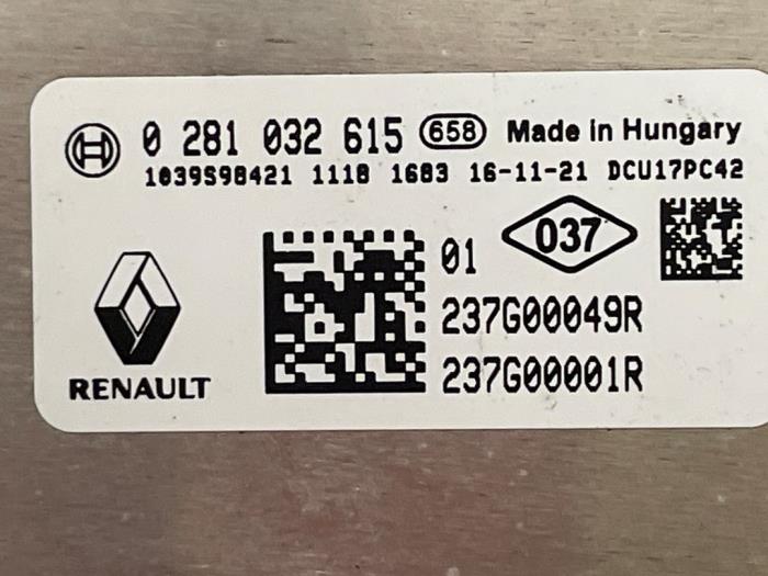 Gebrauchte Adblue Steuergerät Renault Trafic (1FL/2FL/3FL/4FL) 1.6 dCi 95 Preis € 150,00 Margenregelung angeboten von Autodemontage van de Laar