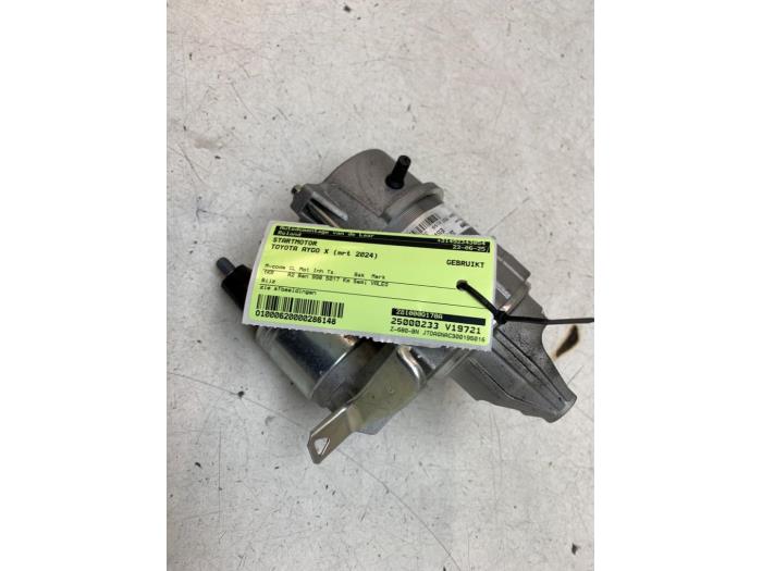 Gebrauchte Anlasser Toyota Aygo X 1.0 12V VVT-i Preis € 50,00 Margenregelung angeboten von Autodemontage van de Laar