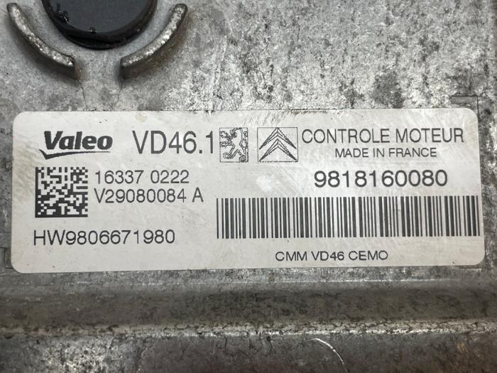 Used Engine management computer Peugeot 308 SW (L4/L9/LC/LJ/LR) 1.2 12V e-THP PureTech 110 Price on request offered by Autodemontage van de Laar