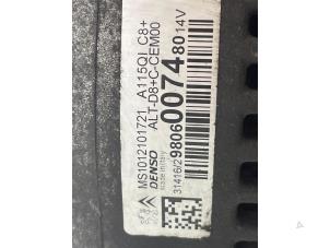 Dynamo van een Peugeot 308 SW (L4/L9/LC/LJ/LR) 1.2 12V e-THP PureTech 110 2017