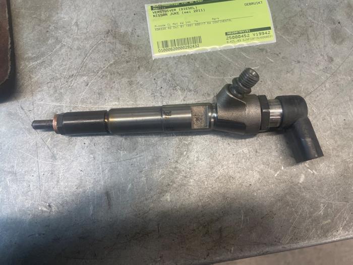 Usagé Injecteurs Nissan Juke (F15) 1.5 dCi Prix € 175,00 Règlement à la marge proposé par Autodemontage van de Laar
