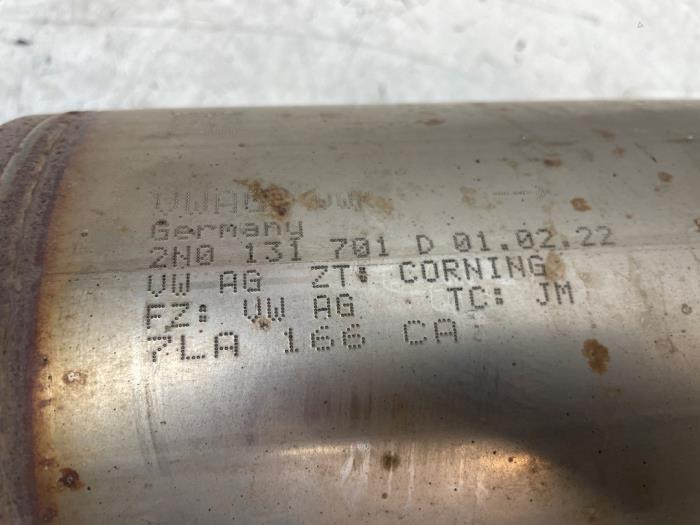 Catalytic converter from a MAN TGE 2.0 TDI 2022