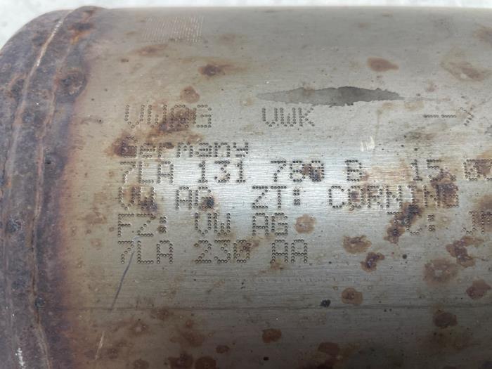 Catalytic converter from a MAN TGE 2.0 TDI 2022