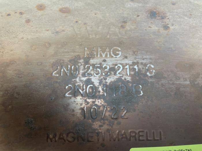 Exhaust rear silencer from a MAN TGE 2.0 TDI 2022