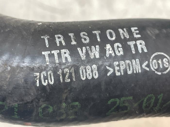 Radiator hose from a MAN TGE 2.0 TDI 2022