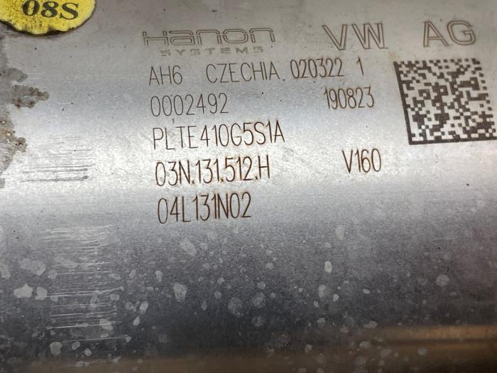 EGR cooler from a MAN TGE 2.0 TDI 2022