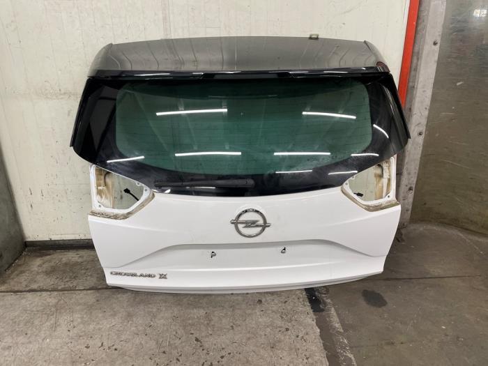 Używane Tylna klapa Opel Crossland (X) 1.2 12V Cena € 450,00 Procedura marży oferowane przez Autodemontage van de Laar