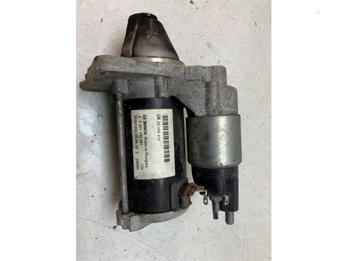 Begagnade Startmotor Opel Adam 1.4 16V Pris på förfrågan erbjuds av Autodemontage van de Laar