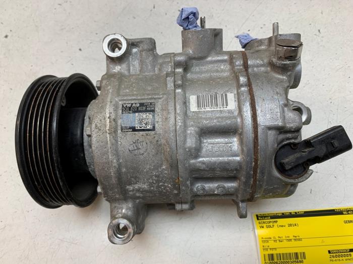 Usagé Pompe clim Volkswagen Golf VII (AUA) 1.4 TSI BlueMotion Technology 125 16V Prix € 75,00 Règlement à la marge proposé par Autodemontage van de Laar