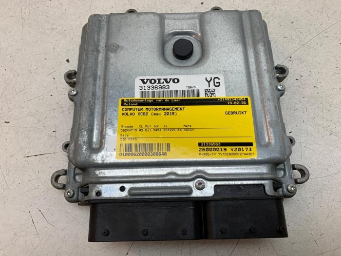 Used Engine management computer Volvo XC60 I (DZ) 2.4 D5 20V AWD Geartronic Price € 50,00 Margin scheme offered by Autodemontage van de Laar