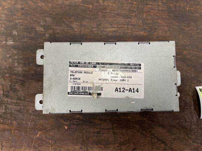 Begagnade Telefonmodul BMW 3 serie Compact (E46/5) 318td 16V Pris € 100,00 Marginaltabell erbjuds av Autodemontage van de Laar