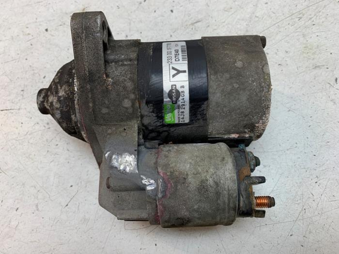 Gebrauchte Anlasser Nissan Micra (K12) 1.2 16V Preis € 35,00 Margenregelung angeboten von Autodemontage van de Laar