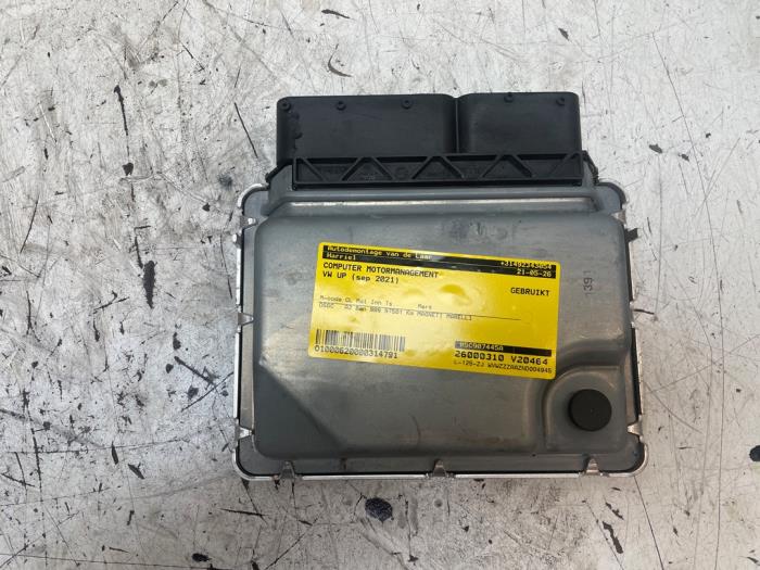 Used Engine management computer Volkswagen Up! (121) 1.0 MPI 12V Price € 100,00 Margin scheme offered by Autodemontage van de Laar