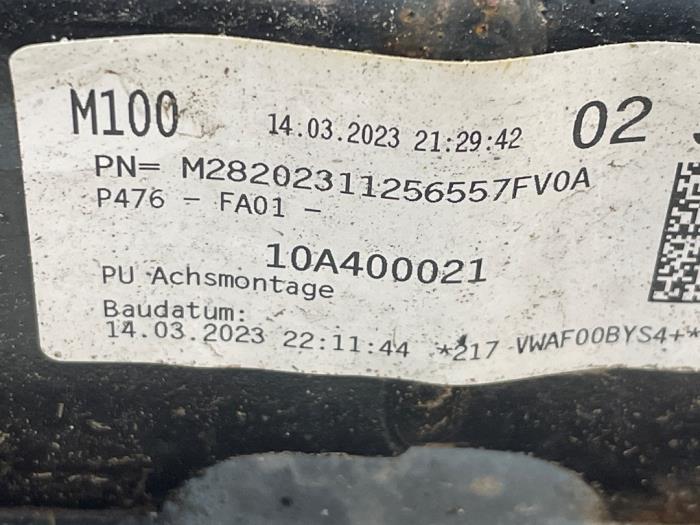 Subframe from a Volkswagen ID.3 (E11/E12) Pro 58/59 kWh 2023