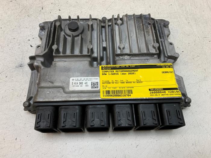 Used Engine management computer BMW 1 serie (F40) 120d xDrive TwinPower Turbo 2.0 16V Price € 350,00 Margin scheme offered by Autodemontage van de Laar
