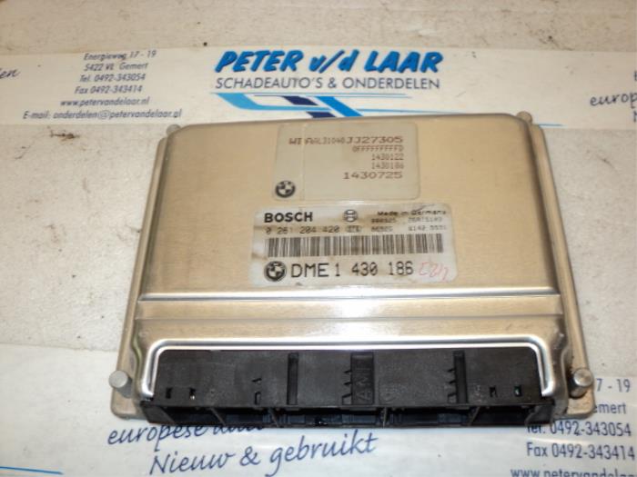 Used Engine management computer BMW 3 serie (E46/4) 318i Price € 150,00 Margin scheme offered by Autodemontage van de Laar