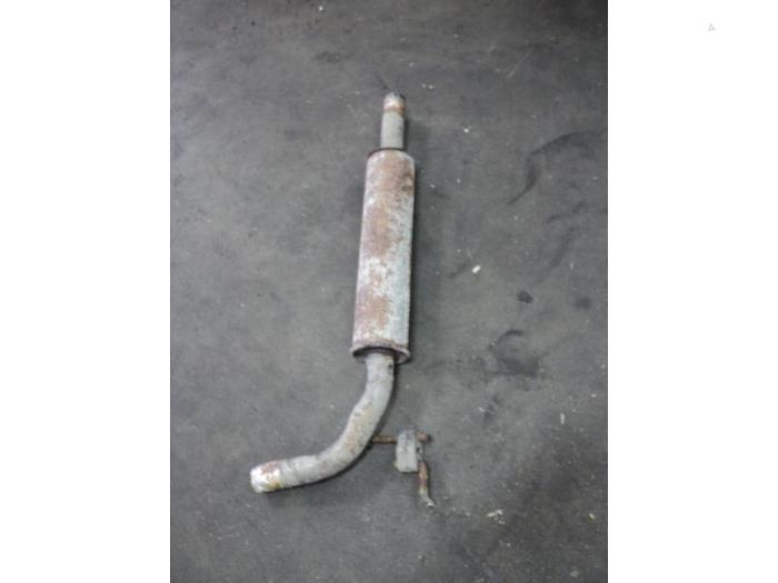 Exhaust middle silencer from a Seat Cordoba (6C2/6K2) 1.9 TDi SXE,GT,SX 1999