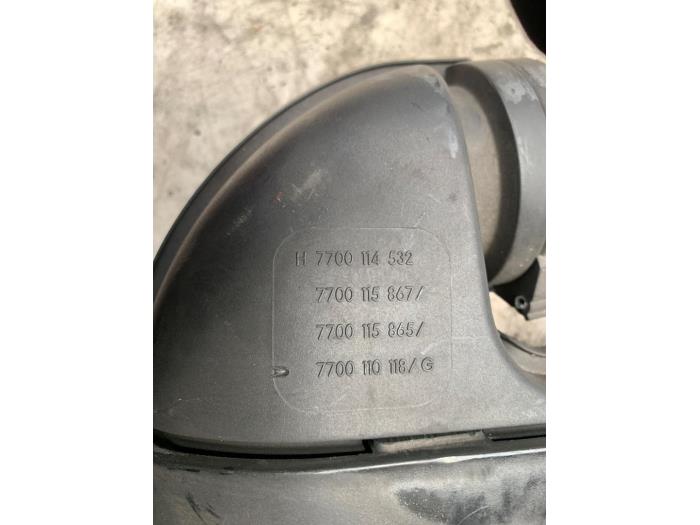 Gebrauchte Luftfiltergehäuse Renault Megane Break/Grandtour (KA) 1.9 dTi Preis € 35,00 Margenregelung angeboten von Autodemontage van de Laar