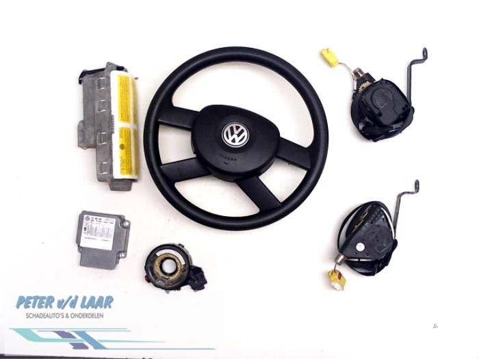 Kit+module airbag d'un Volkswagen Touran (1T1/T2) 1.6 FSI 16V 2004