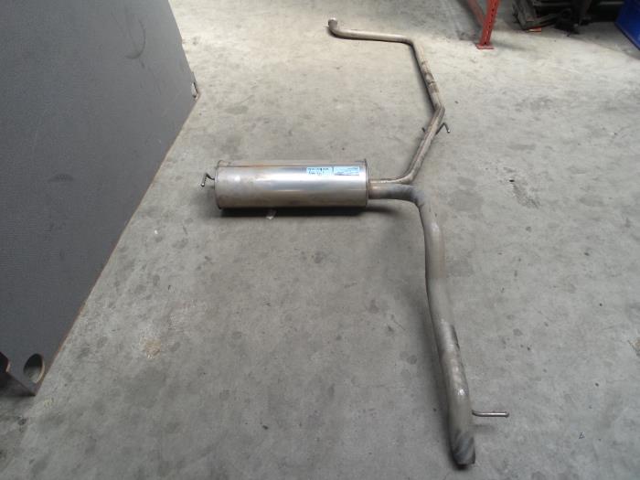 Exhaust rear silencer from a Renault Trafic New (JL) 2.0 dCi 16V 115 2011