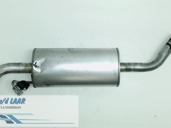 Exhaust middle silencer from a Volkswagen Transporter/Caravelle T4 2.8 VR6 1997