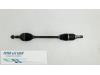 Front drive shaft, left from a Renault Clio III (BR/CR), 2005 / 2014 1.2 16V 75, Hatchback, Petrol, 1.149cc, 55kW (75pk), FWD, D4F740; D4FD7; D4F706; D4F764; D4FE7, 2005-06 / 2014-12, BR/CR1J; BR/CRCJ; BR/CR1S; BR/CR9S; BR/CRCS; BR/CRFU; BR/CR3U; BR/CRP3 2009
