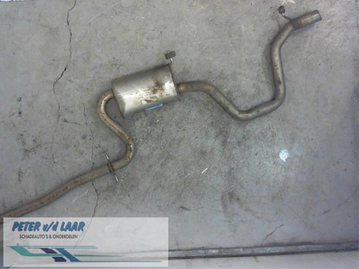 Exhaust middle silencer from a Audi A3 2011