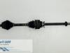 Front drive shaft, right from a Fiat Punto II (188), 1999 / 2012 1.9 JTD 80 ELX, Hatchback, Diesel, 1.910cc, 59kW (80pk), FWD, 188A2000, 1999-09 / 2012-03, 188AXE1A; 188BXE1A 2002