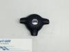 Left airbag (steering wheel) from a Volkswagen Lupo (6X1), 1998 / 2005 1.4 60, Hatchback, 2-dr, Petrol, 1.390cc, 44kW (60pk), FWD, AUD, 2000-10 / 2005-05, 6X1 2000