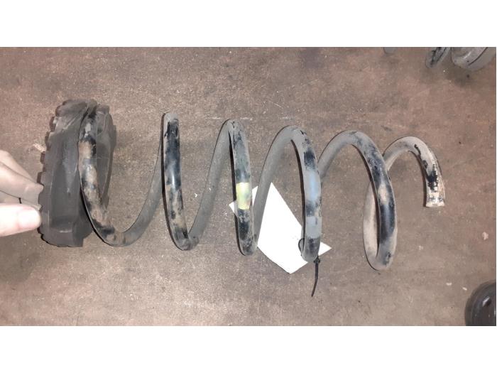 Rear coil spring from a Fiat Panda 2011