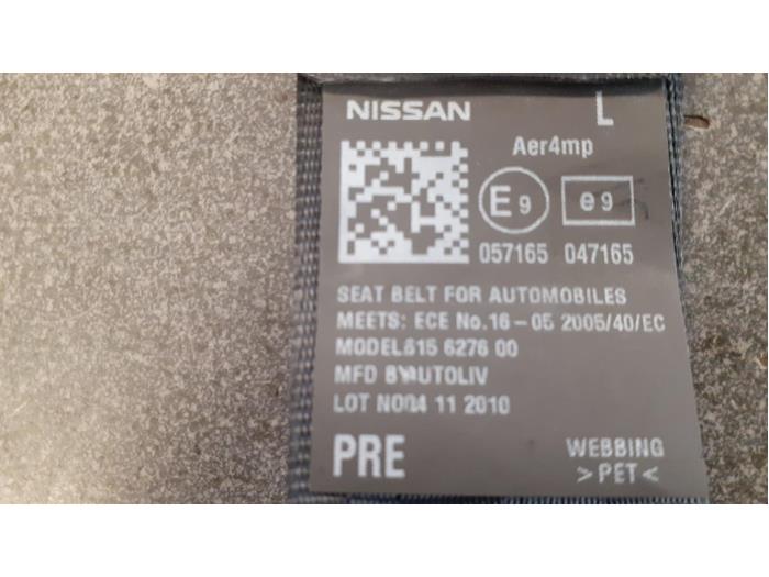 Juego y módulo de airbag de un Nissan NV 200 (M20M)  2016