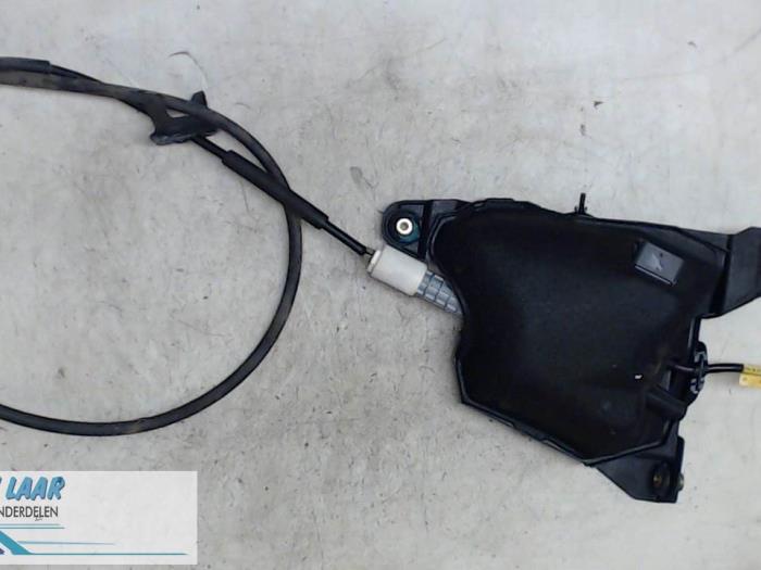 Parking brake mechanism from a Citroën C4 Grand Picasso (UA) 1.6 HDiF 16V 110 2007