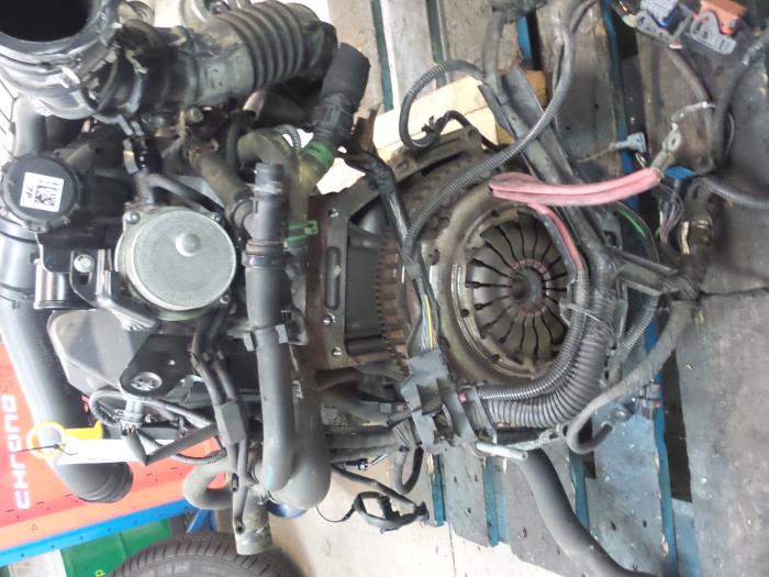 Motor van een Renault Clio III (BR/CR) 1.5 dCi 85 2009