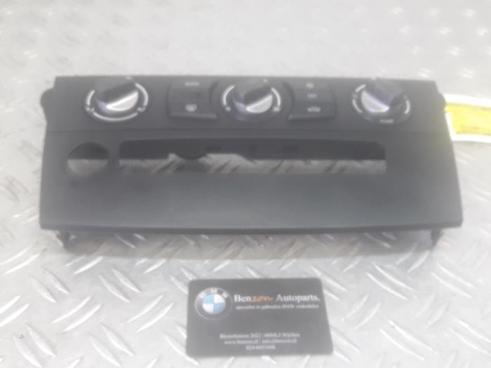 Heater control panel from a BMW 5-Serie 2009