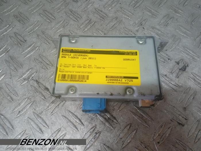 Używane Modul (rózne) BMW 7 serie (F01/02/03/04) 750i,Li,LiS V8 32V Cena na żądanie oferowane przez Benzon Autodemontage