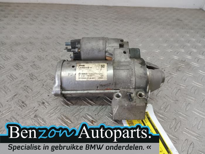 Starter from a BMW 2 serie (F22) 218i 1.5 TwinPower Turbo 12V 2015