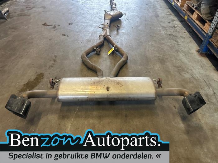 Exhaust rear silencer from a BMW X5 (F15) M50d 3.0 24V 2014