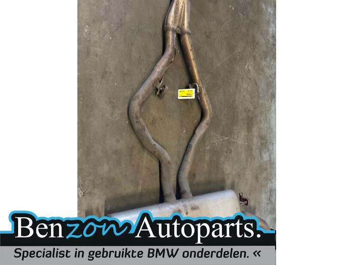 Exhaust rear silencer from a BMW X5 (F15) M50d 3.0 24V 2014