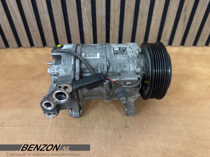 Usagé Compresseur de clim BMW 1 serie (F20) 118i 1.5 TwinPower 12V Prix € 24,99 Règlement à la marge proposé par Benzon Autodemontage