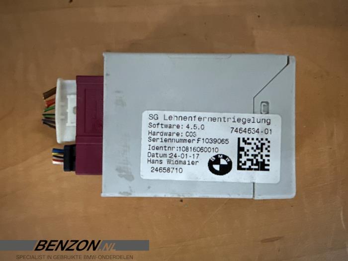 Usados Módulo electrónico central BMW 2 serie Active Tourer (F45) 218d 2.0 TwinPower Turbo 16V Precio € 14,99 Norma de margen ofrecido por Benzon Autodemontage