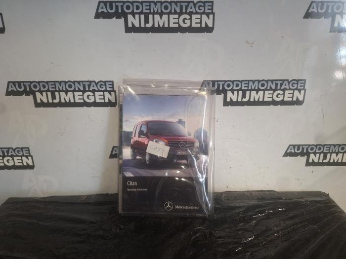 Używane Instrukcja Mercedes Citan (415.6) 1.5 108 CDI Cena na żądanie oferowane przez Autodemontage Nijmegen